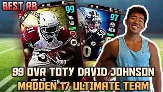 BEST RUNNING BACK IN THE GAME! 99 OVR DAVID JOHNSON!  MADDEN ULTIMATE TEAM 17!