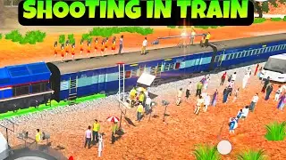 Shooting In Running Train | Indian Train Simulator Game | Train Simulator | Railwork Simulator | STG