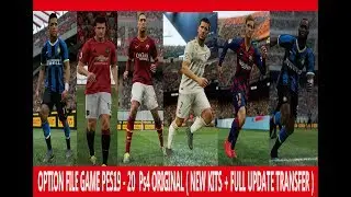 OPTION FILE GAME PES 2019 - 2020 PS4 ORIGINAL // NEW KITS + FULL UPDATE TRANSFER ( NO PS4 HEN )