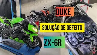 Solução de defeito Kawasaki ZX-6R, moto apaga e não liga mais! KTM Duke 200. Válvula termostática.
