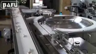 confectionery bar packaging machine, rotary feeding system, chocolate bar packaging line