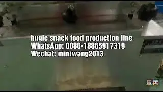 bugle snack food production line / making extruder machine