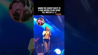Mariah the Scientist reacted to a fan&rsquo;s message about Young Thug during her performance