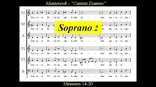 Monteverdi - Cantate Domino - Soprano2