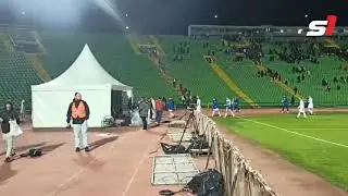 Navijači i igrači FK Željezničar nakon poraza u derbiju