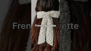 Виды заколок для волос с названиями 🥰 || дизайн заколок для девочек и женщин #заколки #мода