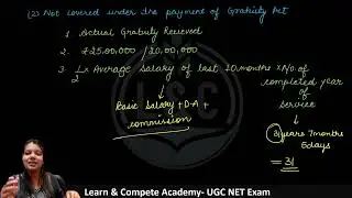 Gratuity {Sec 10(10)}|Income Tax Law and Practices| Sakshi Saxena|