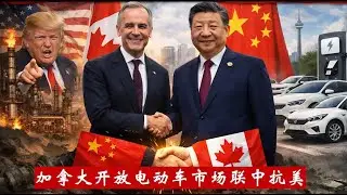 加拿大开放电动车市场联中抗美，卡尼是自作聪明还是自我毁灭？《建民論推墙2924》