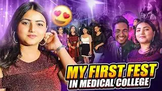 My First Fest In Medical College 🤩 @Beauty_Jha