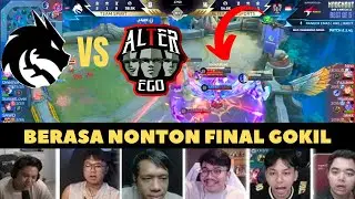REAKSI STREAMER MELIHAT GAMPLAY AE VS TS DI M7 SERU BANGET‼️ #m7 #reaksistreamer #mlbb #aevsts