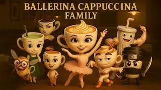 All Ballerina Cappuccina Italian Brainrot Family