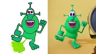Laugh with Booba Bubble Gum Funny drawing meme  Funny video🙏👍😁😭😅