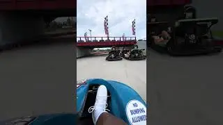 I almost lost my hat and ran off the road😭🏎️ #funny #viral #fyp #222 #gocart #oceancitymd