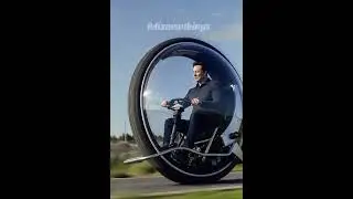 Elon Musk Tests a Futuristic One-Wheel Ride 🚀 | The Future of Personal Transport