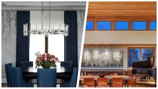 75 Tray Ceiling And Wood Ceiling Dining Room Design Ideas You'll Love 🪴