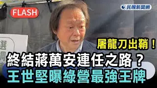 快新聞／屠龍刀出鞘！終結蔣萬安連任之路？王世堅曝綠營最強王牌－民視新聞
