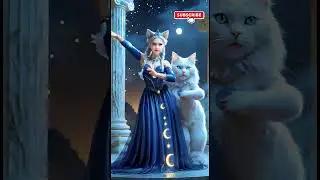 QUEEN Cat's ROYAL Dance Party Begins! 🐾✨#shorts #dance #cute #aiqueen