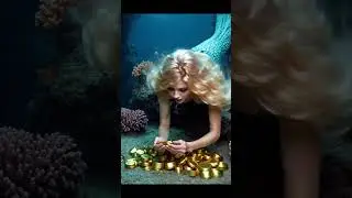 Mermaid finds gold for you.  #mermaid  #treasure #ocean