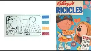 Ricicles Magic Roundabout Painting Cards (1974)