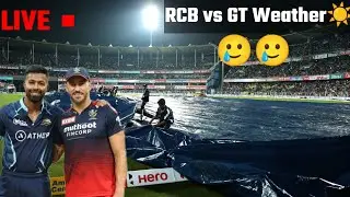 RCB vs GT match weather report| bad news for RCB fan's 🥲 #rcbvsgt #weathernews #srhvsmi