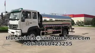 stainless steel water tanker truck