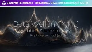 Beta-Wellen 14 Hz &ndash; Wachheit & Konzentration | Binaurale Beats (12 Min)