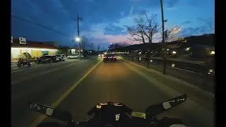 An ordinary night ride | Seoul KOREA | suzuki s750.