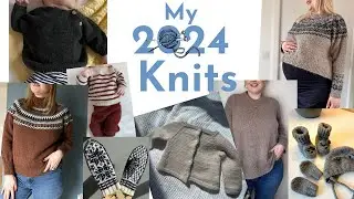 Несколько вещей, которые я связала в 2024 году 🧶