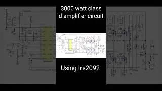 3000 watt driver board circuit diagram || 3000 watt class d amplifier board || dj amplifier