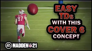 Beat Cover 6 for Easy TDs using this Concept in Madden 21!