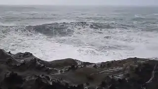 Storm Surf at Shore Acres State Park on the Oregon Coast