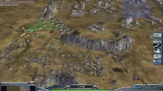 USA Laser - Command & Conquer Generals Zero Hour - 1 vs 7 HARD Gameplay
