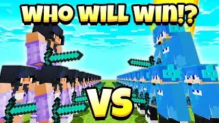 Aphmau Vs RussoPlays (DO NOT CHOOSE THE WRONG TEAM) - Minecraft Mob Battle