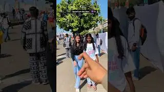 Piche wali ko notice kiya 😂🥀💜 #Randomgirls #Prank #Jugjugjeve #mumbai
