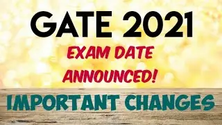 Gate 2021 notification