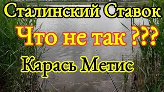 Рыбалка Карась Метис / Сталинский ставок / Рыбалка на фидер и на поплавок