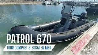 3D Tender Patrol 670 - Tour complet et Essai - Performance et Modularit&eacute; pour vos sorties en mer