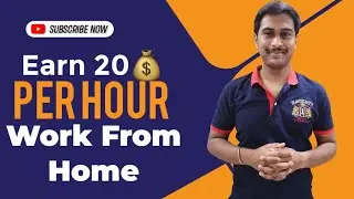 Earn Money Online 20 dollar per hour work from home #mythbustertechno
