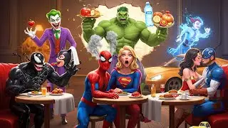 Superhero Dinner Date Gone Wild | Hulk Smash Wallet