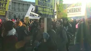 Protests in Vienna against new coalition government