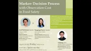 Applications of Markov Decision Processes with Observation Costs in Food Safety | SSSC #132