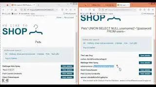 SQL injection UNION attack, retrieving multiple values in a single column عربي