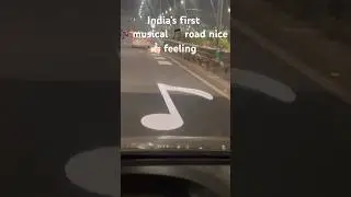 India&rsquo;s first musical 🎶 Road 🛣️ India 🇮🇳 ki music #musical road #music #indian road #mumbai