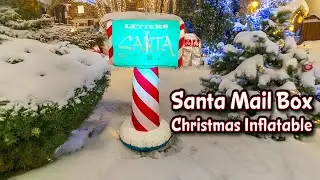 Santa Mailbox Christmas Inflatable