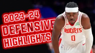 Aaron Holiday 2023-24 FULL DEFENSIVE Highlights | Houston Rockets