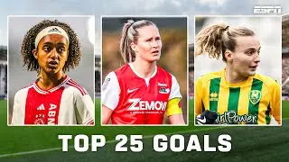 De 25 MOOISTE GOALS in de Azerion Vrouwen Eredivisie 2024/25 ✨