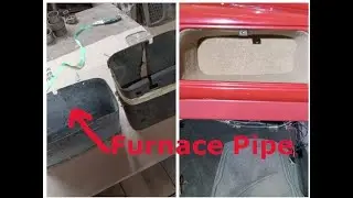 Custom Glove Box liner from scrap