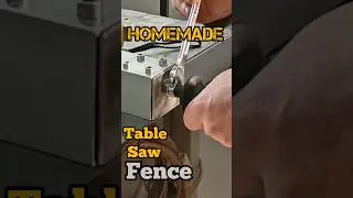 homemade table saw fence timelapse