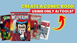 Can You Create a Comic Book Using Only AI Tools || Start to Finish with No Drawing Skills!