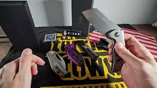 Kizer Knives Sheepdog Titanium flipper S35V Beast mode EDC pocket monster OG classic